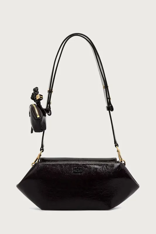 GANNI Bou East/West Deep Shine torebka crossbody damska