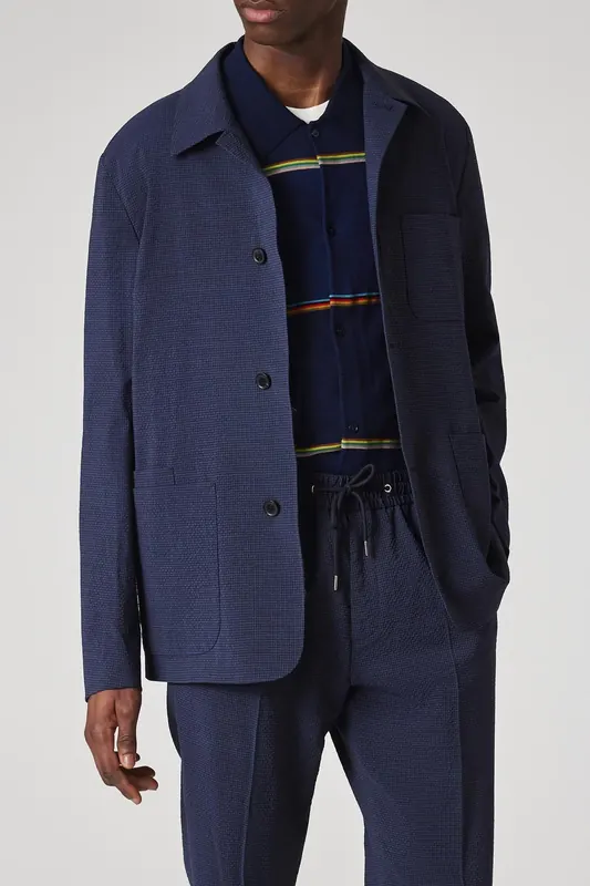 Paul Smith Mens 4btn Casual Jkt Inky Blue Maat: S | Blazers Outlet | Heren | Blauw
