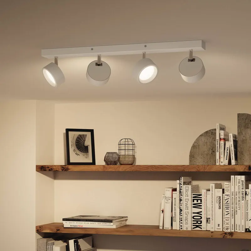 Philips Bracia reflektor sufitowy LED 4-punktowy, biały
