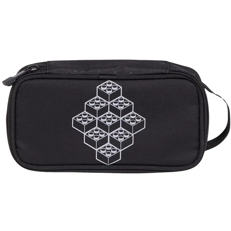 LEGO Bricks Pencil Box 10052-2511, Unisex, Czarne, piórniki, poliester, rozmiar: One size