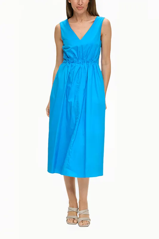 s.Oliver  Dresses Green-light Maat: 34 | Midi Jurken Outlet | Dames | Blauw