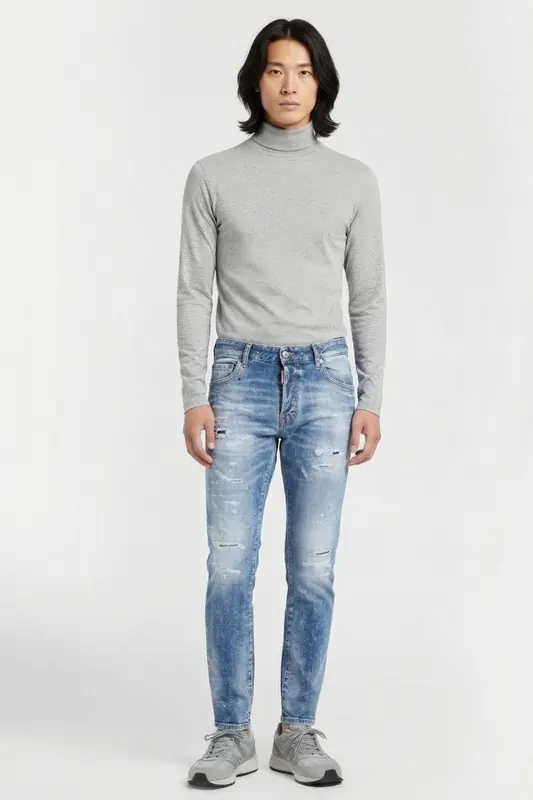 Dsquared2 Jeans Blue Maat: W52 | Skinny Jeans Outlet | Heren | Blauw
