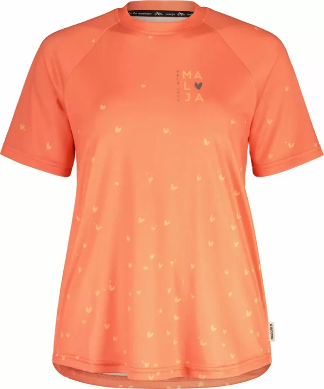 Maloja damska koszulka rowerowa ValbonaM. Multi 1/2 Cycle Tee pastel glow (L)