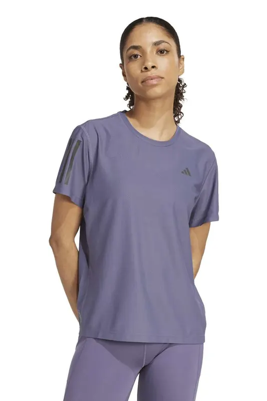 Adidas Performance Own The Run T-shirt Preloved Violet Maat: S | Sport Shirts Outlet | Dames | Paars