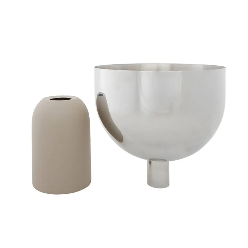 AYTM Doniczka Torus, szara, Ø 22 cm, wysokość 30,6 cm, żelazo