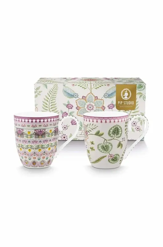 Pip Studio zestaw kubków Lily&Lotus 450 ml 2-pack