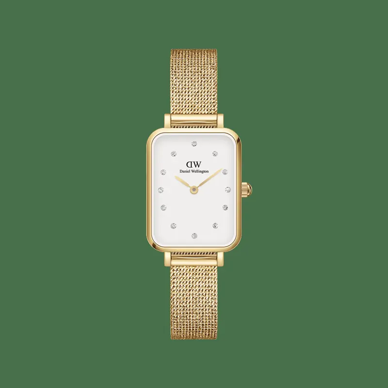 Daniel Wellington DW Watch Quadro Lumine Pressed Evergold 20x26mm Gold