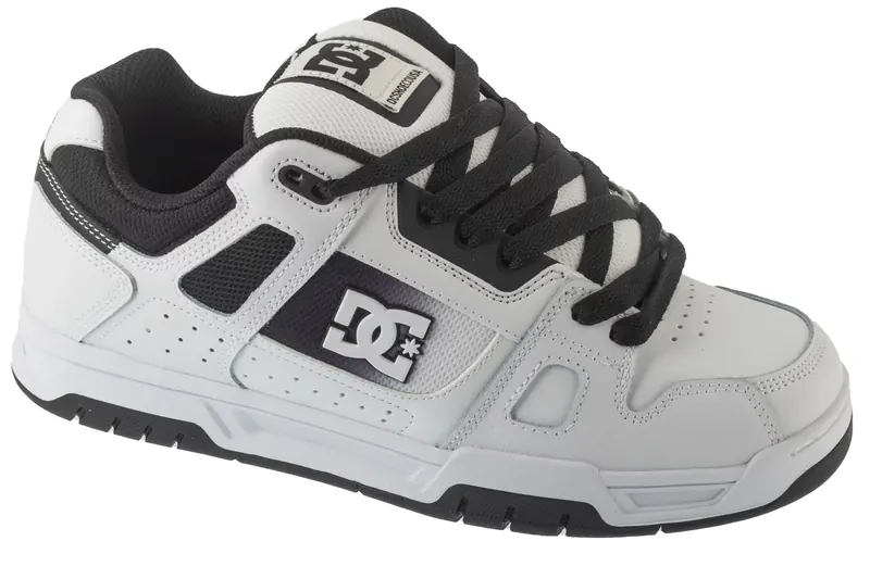 DC Shoes Stag DC01813-062, Męskie, Białe, buty sneakers, skóra, rozmiar: 46