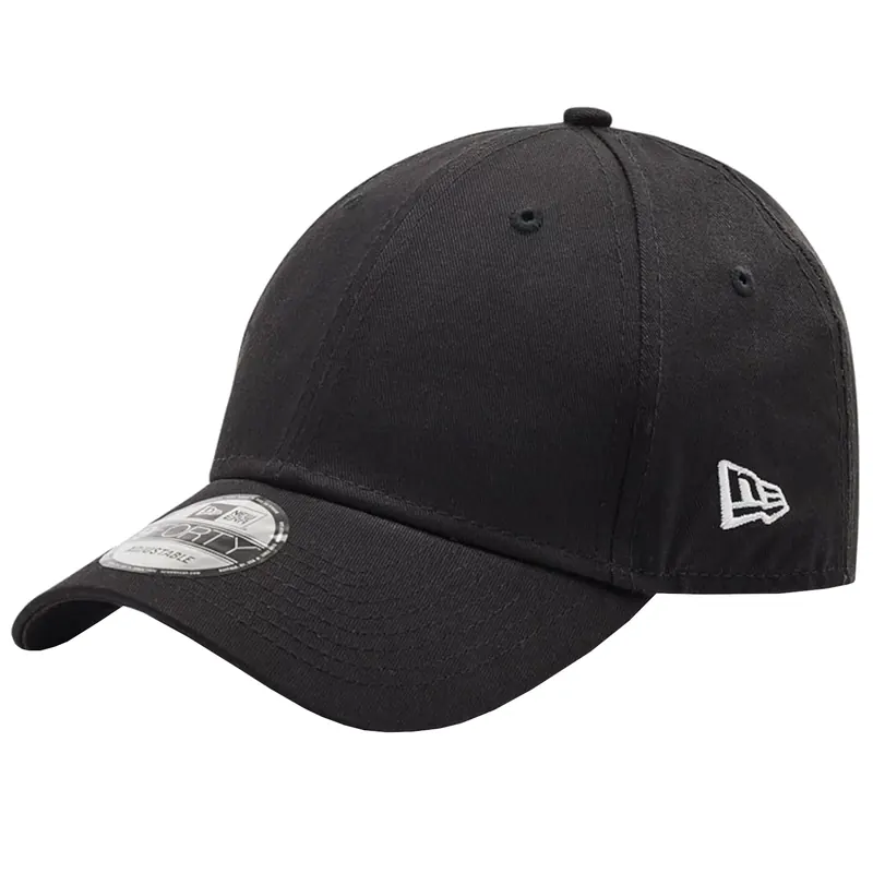New Era 9FORTY Flag Cap 11179866, Unisex, Czarne, czapki z daszkiem, bawełna, rozmiar: OSFA