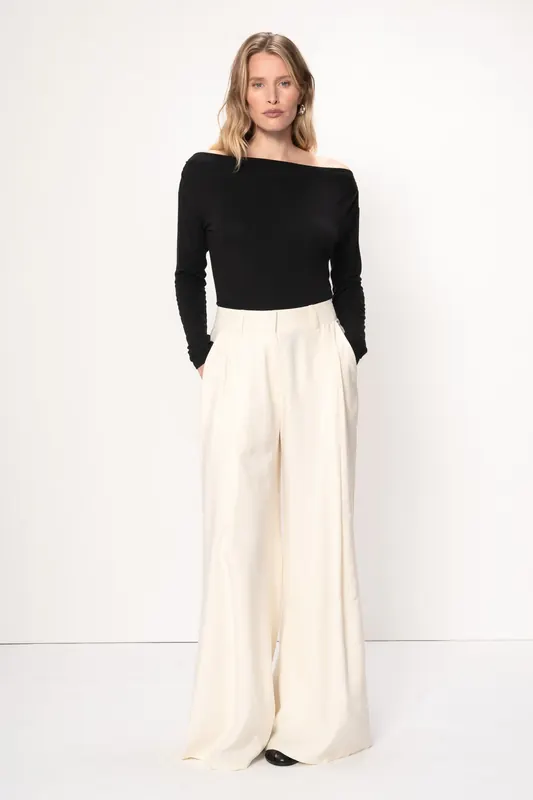 VIVEH Nyla Trousers & Denim Coconut Milk Maat: 34 | Pantalons Outlet | Dames | Wit