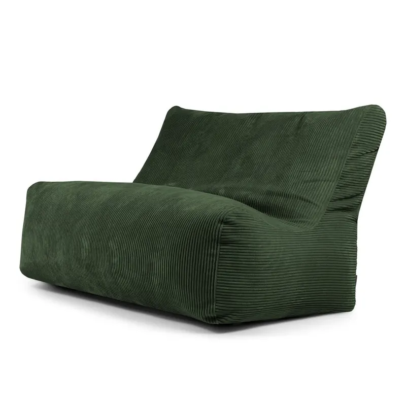 Zielony sztruksowy worek do siedzenia Sofa Seat Lounge – SLOWDOWN