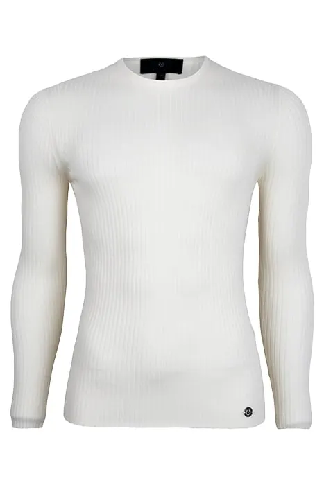 Belstaff Elsie Merino Cream White Maat: M | Gebreide Truien Outlet | Dames | Ecru