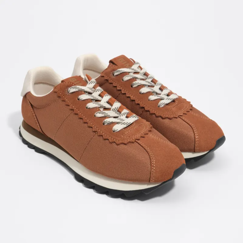 Buty sportowe retro 13 18 palona pomarańcza