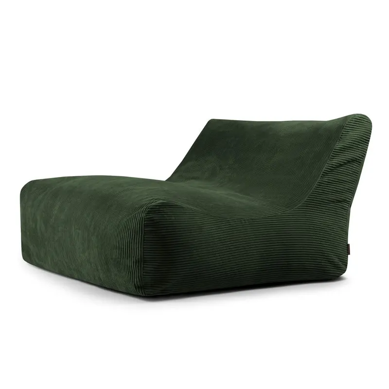 Zielony sztruksowy worek do siedzenia Sofa Lounge – SLOWDOWN