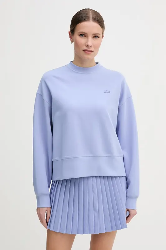 Lacoste bluza oversize z bawełną damska