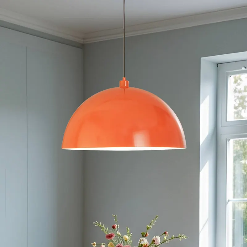 Żyrandol Kure, pomarańczowa, metal, Ø 60 cm, E27