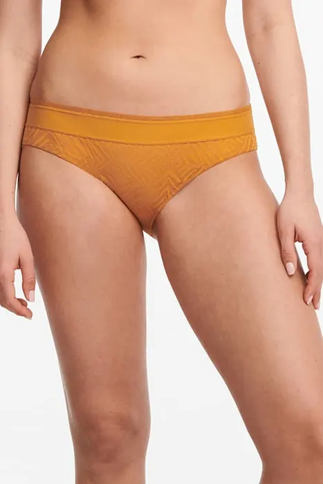 Chantelle Graphic Allure Ocre Maat: 36 | Slipjes Outlet | Dames | Oranje