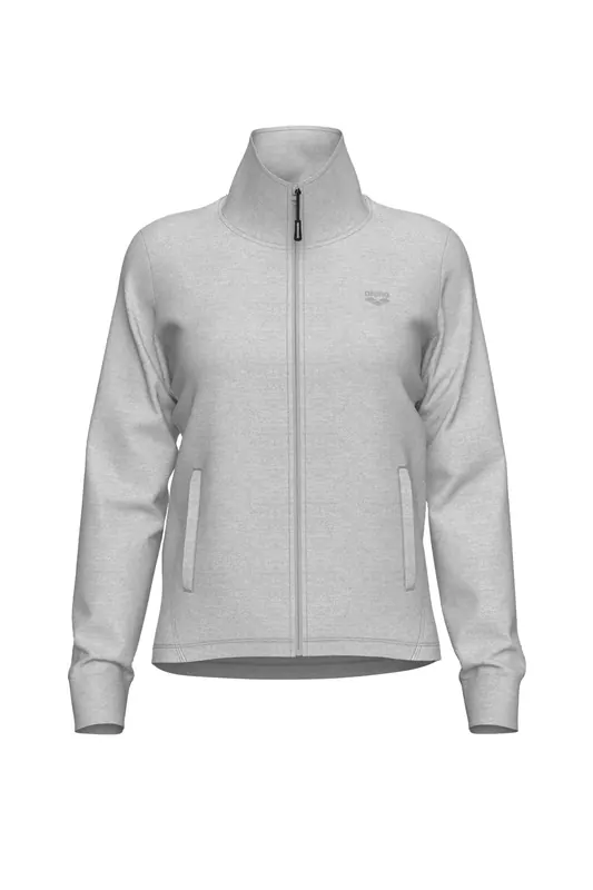 Arena Team Essential Jacket Medium Grey Heather Maat: XS | Lichte Jassen Outlet | Dames | Grijs