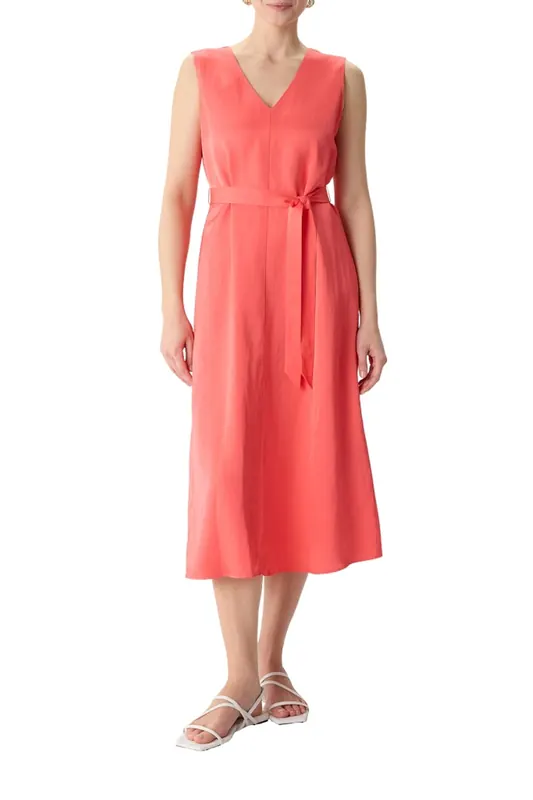 Comma Dresses Pink Maat: 36 | Midi Jurken Outlet | Dames | Blauw