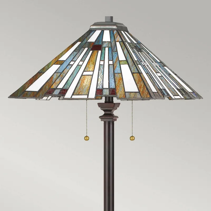 Lampa stojąca Maybeck w stylu Tiffany