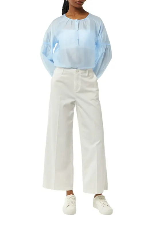 Comma  Blouses Blue Maat: 38 | Longsleeves Outlet | Dames | Blauw
