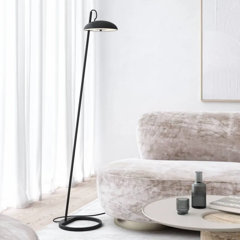 Lampa stojąca Versale, czarna