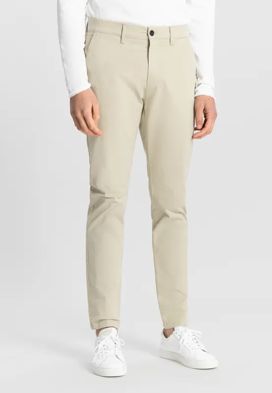 Dstrezzed Charlie Slimfit Chino Sand Maat: W32L34 | Chino's Outlet | Heren | Beige