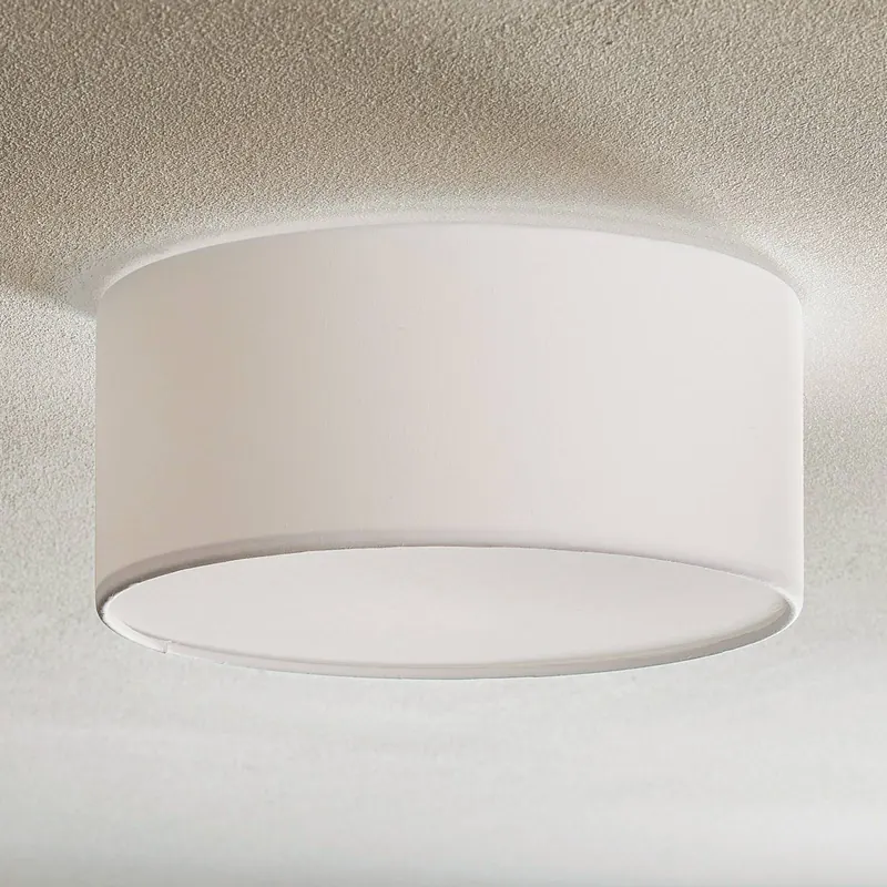 Lampa sufitowa Rondo, biała, Ø 30 cm