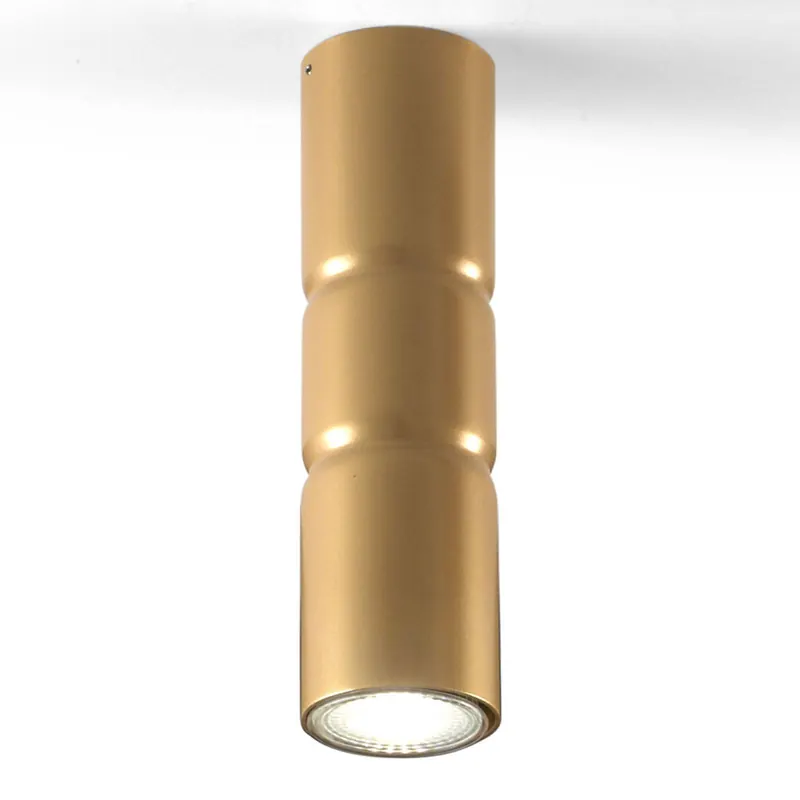 Lampa sufitowa Turbo, stała, złota