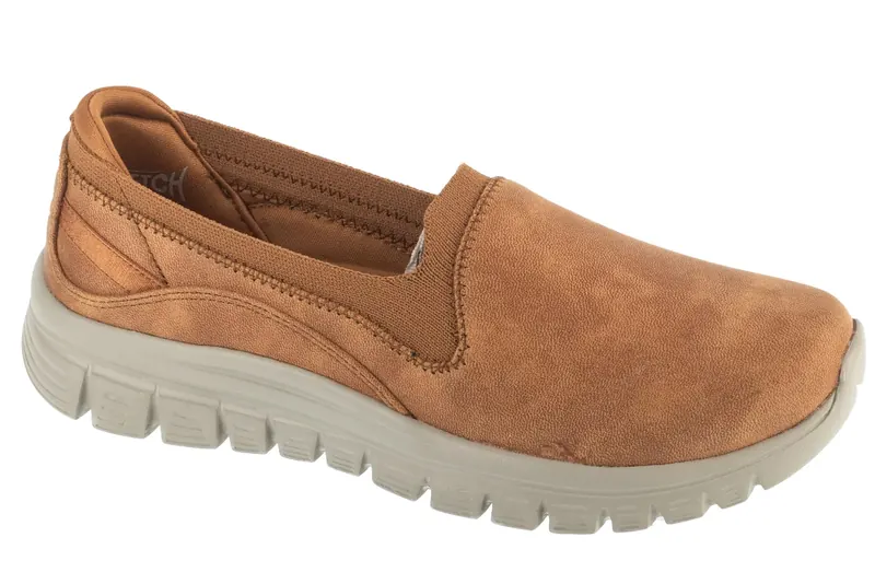 Skechers Graceful - Leaning In 100703-CSNT, Damskie, Beżowe, buty sneakers, skóra, rozmiar: 36