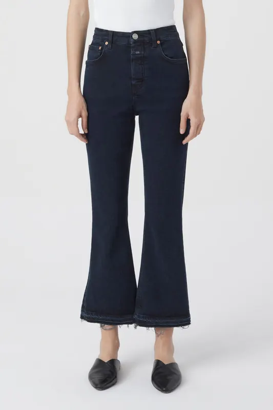 Closed Hi-sun Jeans Blue/black Maat: W24L34 | Flared Jeans Outlet | Dames | Blauw