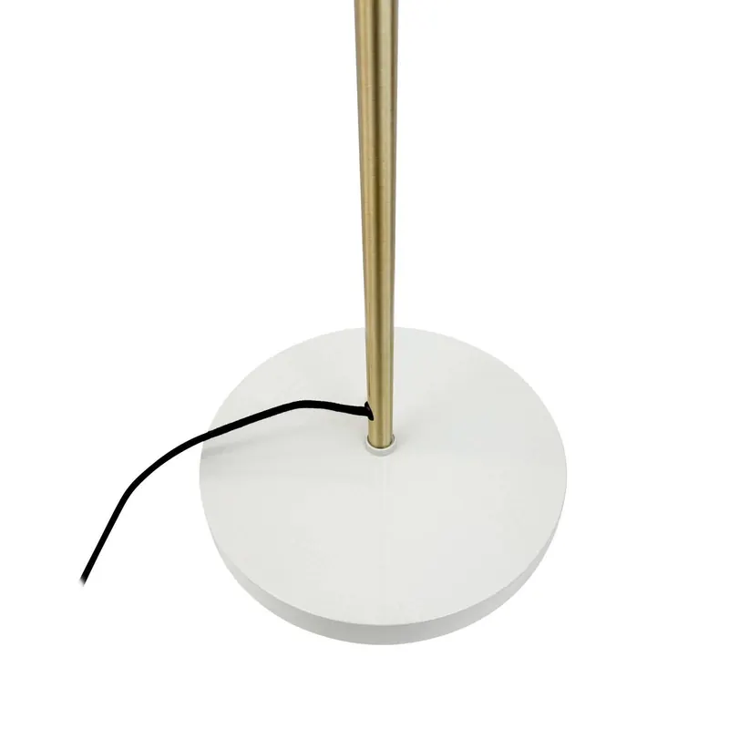 Lampa podłogowa Dyberg Larsen Sleep, biała, wysokość 165 cm, stal