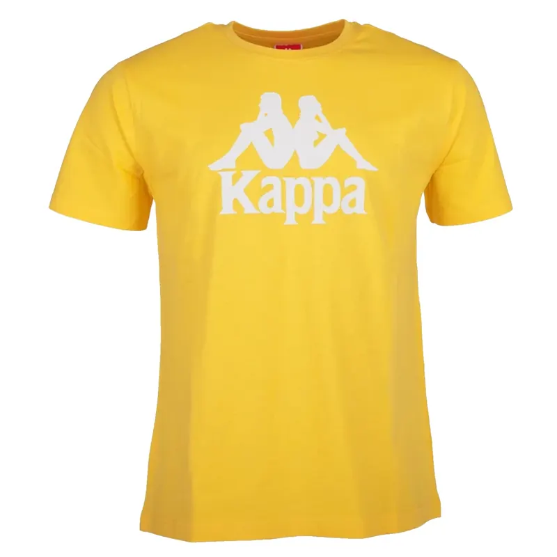Kappa Caspar Kids T-Shirt 303910J-295, Dla chłopca, Żółte, t-shirty, bawełna, rozmiar: 176