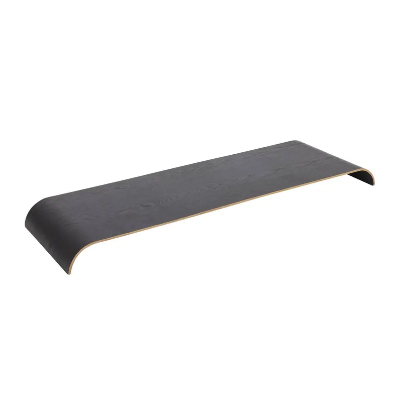 Taca AYTM Curva, czarna, 81 x 25 x 5 cm, drewno