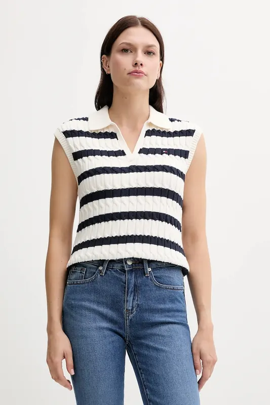 Tommy Hilfiger kamizelka bawełniana