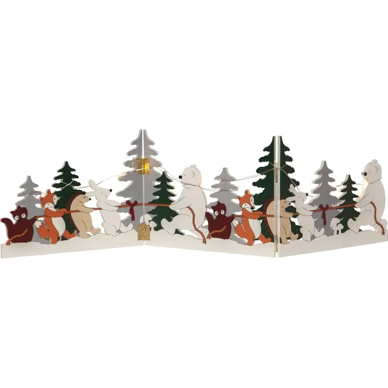 Dekoracja świetlna ze świątecznym motywem Forest Friends – Star Trading