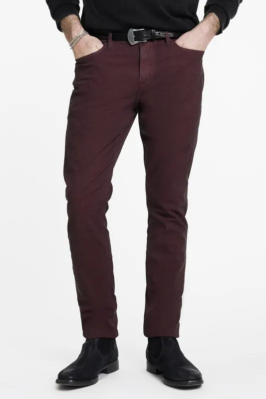 John Varvatos J704 - Tapered Fit Oxblood Maat: 31 | Slim Jeans Outlet | Heren