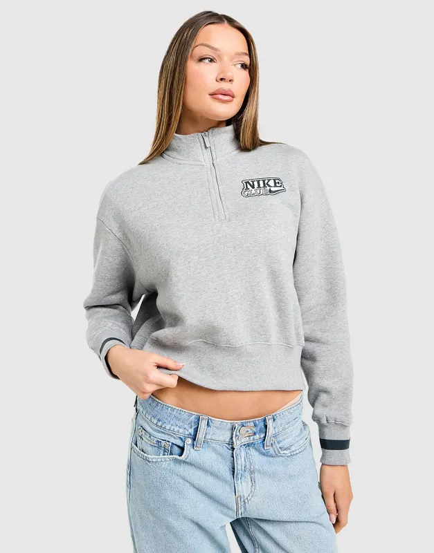 Nike Bluza Rozpinana W Nsw Flc 1/4 Zip