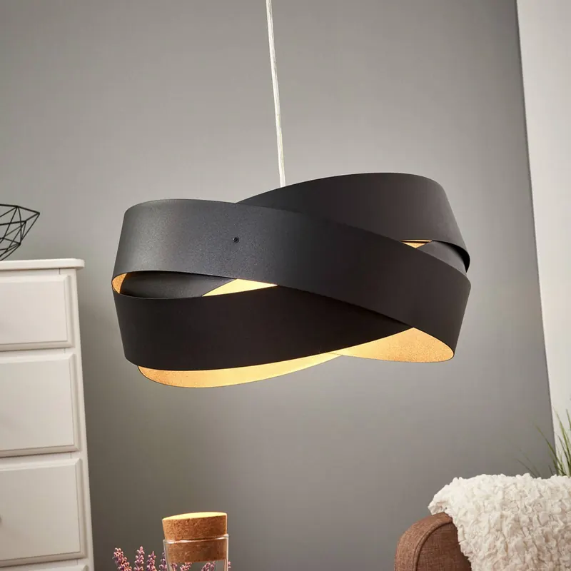 Okrągła lampa wisząca Tornado