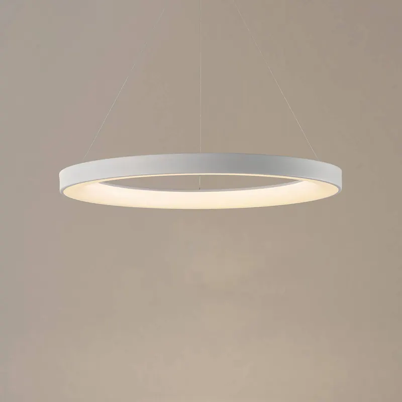Inteligentny żyrandol LED Niseko II, Ø 50 cm, biały, CCT, ściemniany