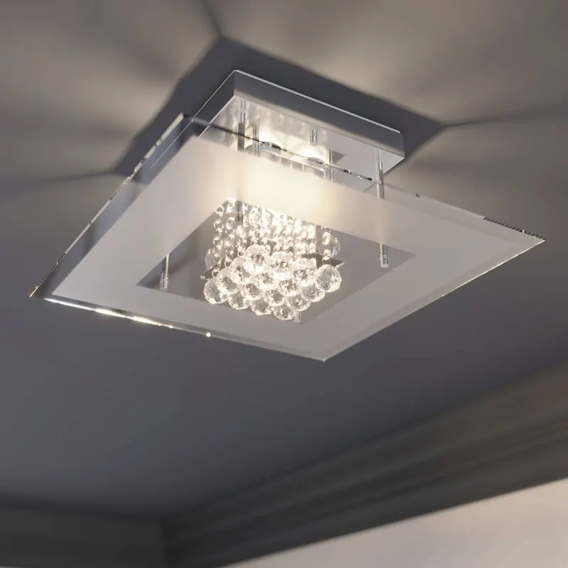 Atrakcyjna łazienkowa lampa sufitowa LED LISANDRA