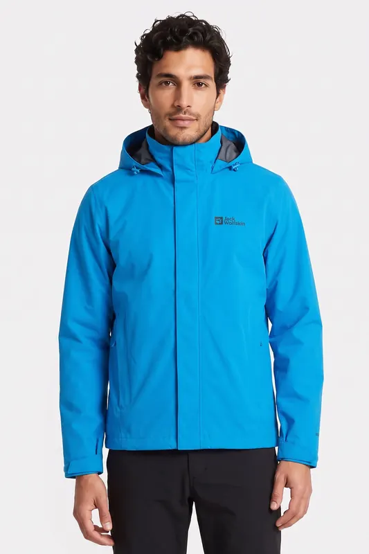 Jack Wolfskin Trailtime 2l Jacket Aurora Blue Maat: XXL | Regenjassen Outlet | Heren | Blauw