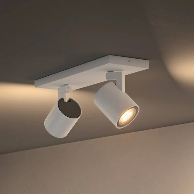 Philips Hue Spot Runner, biały, 2-punktowy, GU10, przełącznik z funkcją