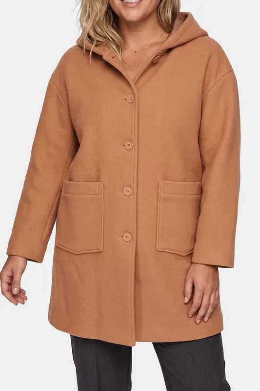 American Vintage Bazybay Coat Noisetier Maat: M/L | Single-Breasted Mantels Outlet | Dames