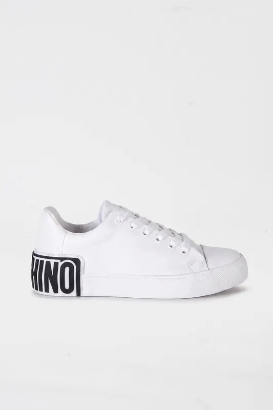 Moschino Calfskin Sneakers Black Maat: 36 | Sneakers Outlet | Dames | Wit