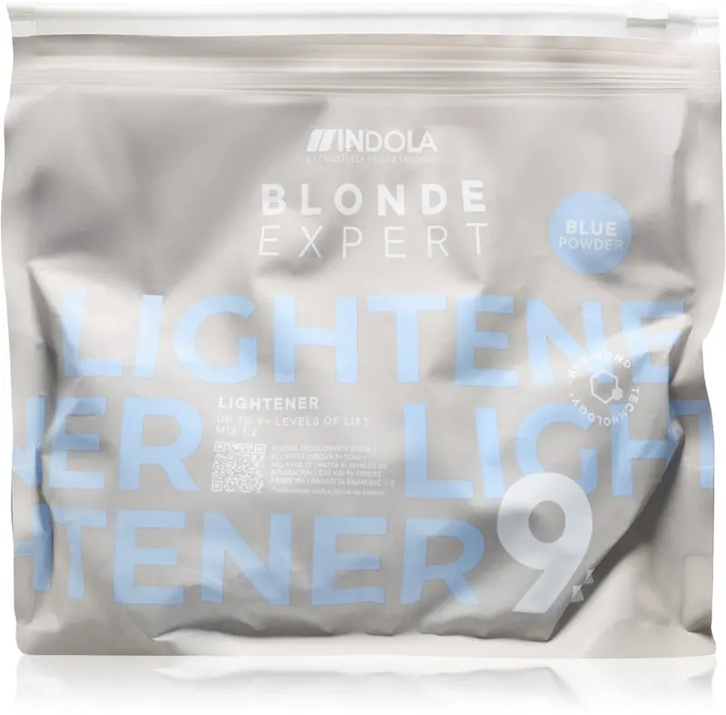 Indola Blond Expert Lightener 9+ rozjaśniacz w pudrze do blond włosów Blue 450 g