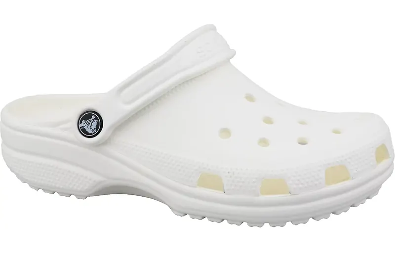 Crocs Classic Clog 10001-100, Unisex, Białe, klapki, syntetyk, rozmiar: 46/47