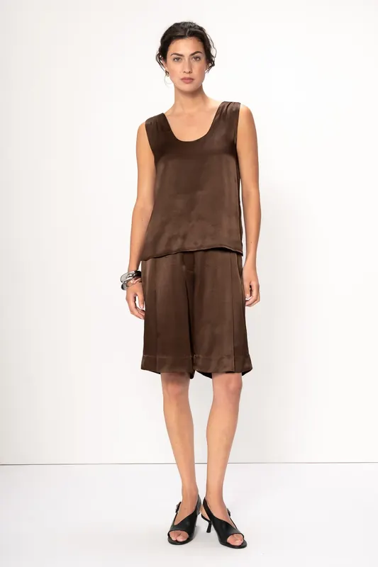 VIVEH Kaya Top Walnut Maat: 40 | Blouses Outlet | Dames | Bruin