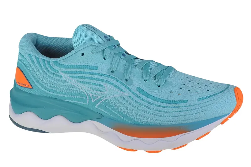 Mizuno Wave Skyrise 4 J1GD230921, Damskie, Niebieskie, buty do biegania, tkanina, rozmiar: 39