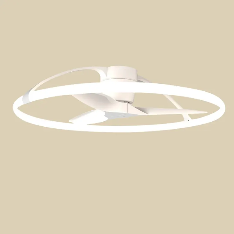 Inteligentny wentylator sufitowy LED Nepal, biały, DC, cichy